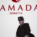 Famous shocking model and a DJ Rick Jenest aka Zombie Boy has paid a visit to the Ramada Donetsk hotel!